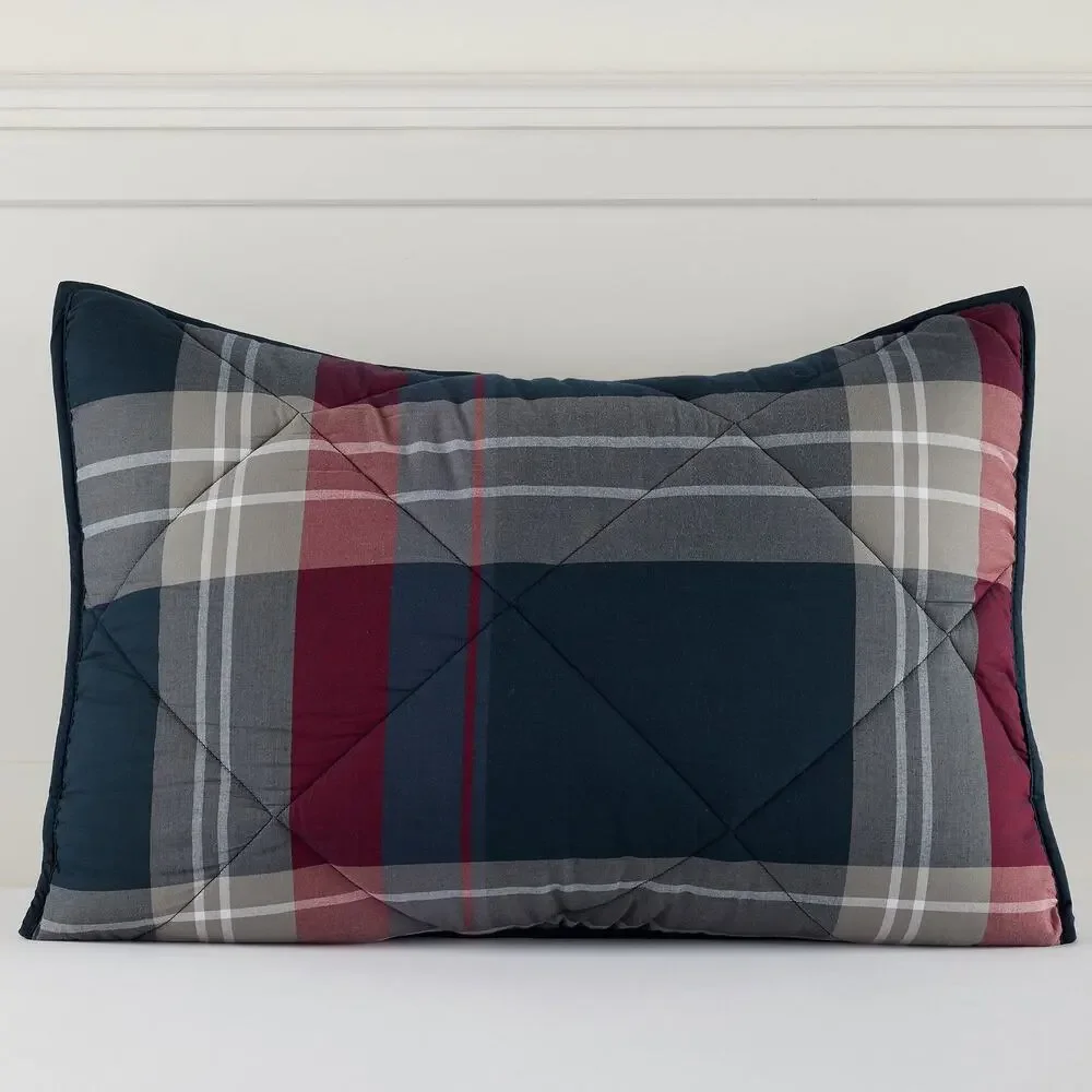 Pottery Barn Teen Walker Plaid Single Standard Sham